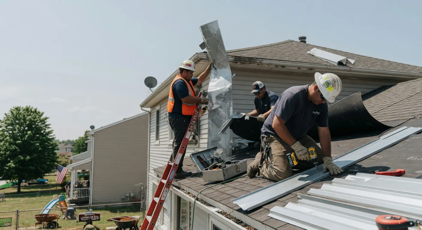 Storm Damage Metal Roof Repair in Tacoma, WA